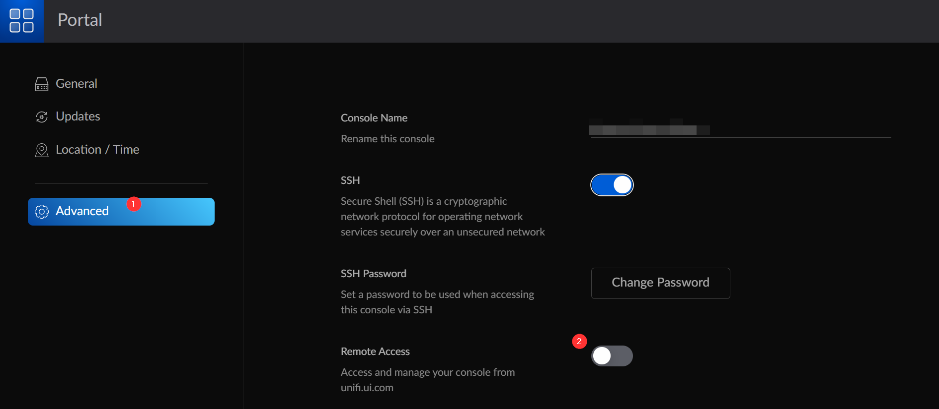 Remote Access deaktivieren
