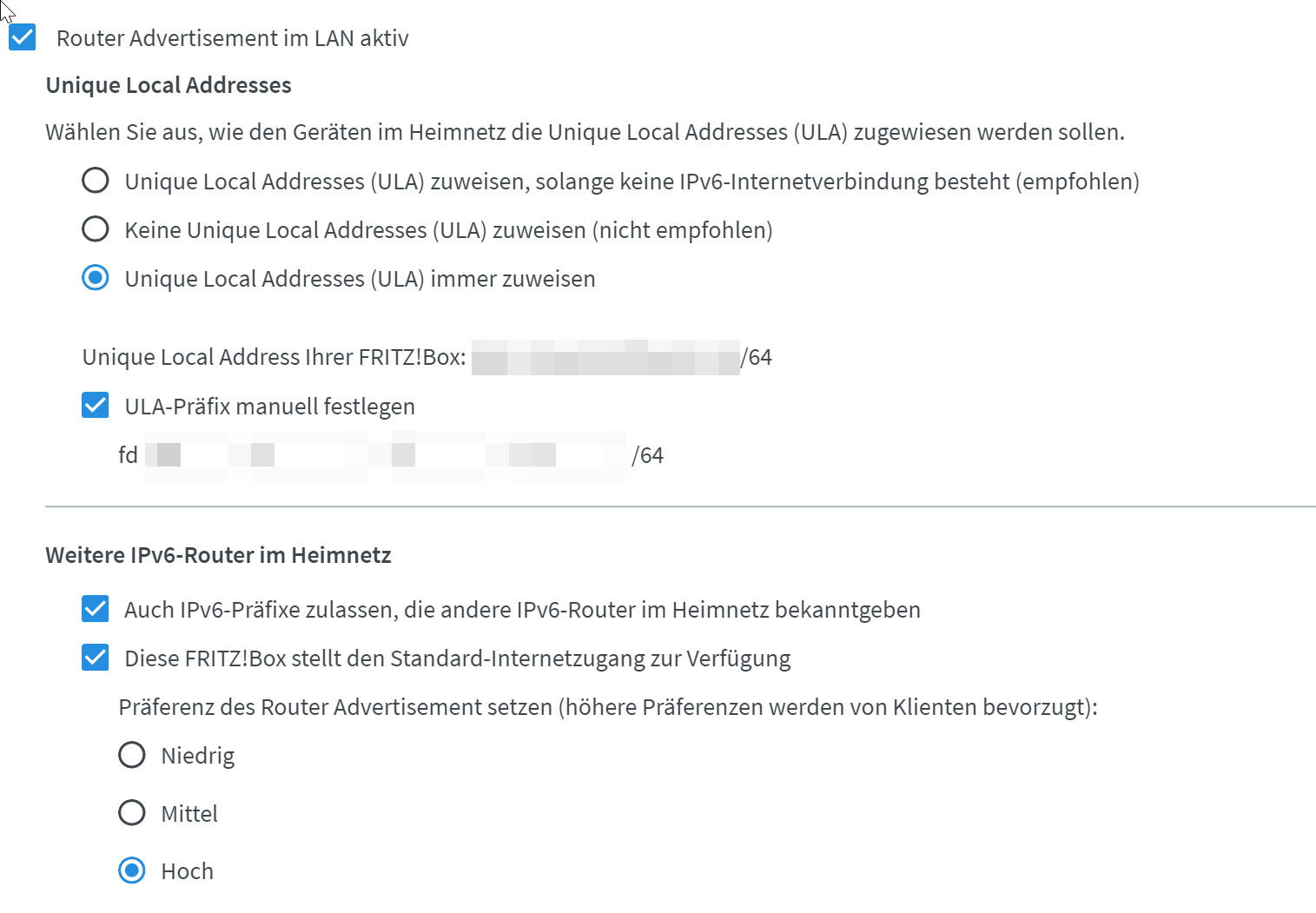 Router Advertisements