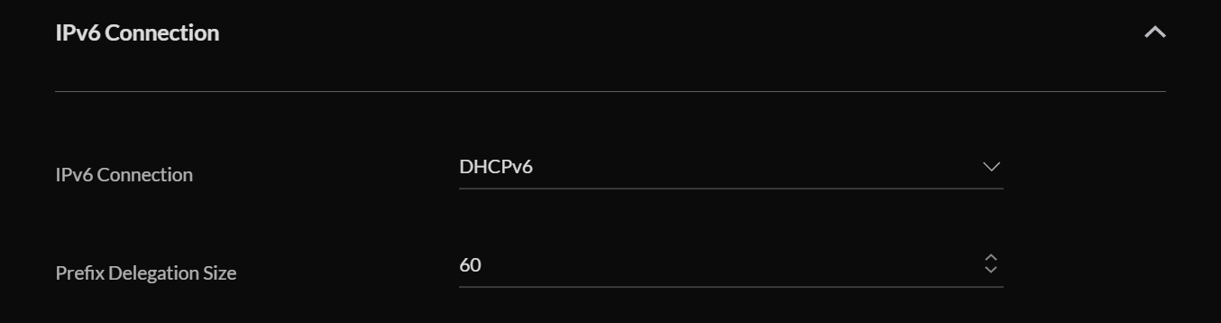 UDM-Pro: IPv6 am WAN Interface aktivieren